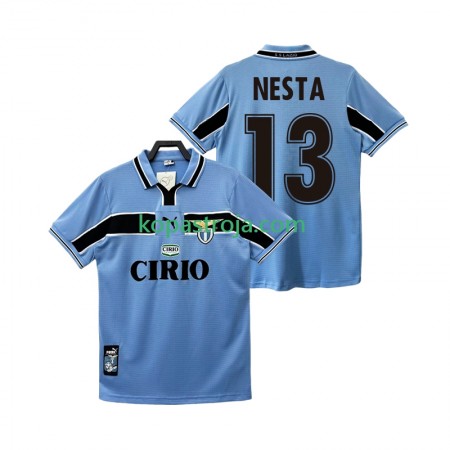 Billiga Fotbollströjor SS Lazio NESTA 13 1999 Retro Hemma tröja 1998 Kortärmad